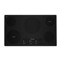 Black Stainless Steel Electric Cooktop with 5 Elements D943