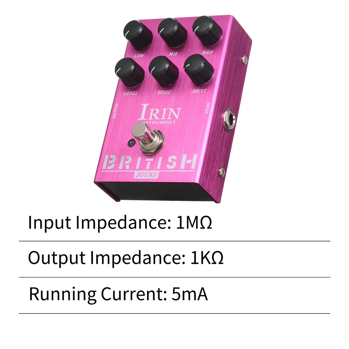Guitar Effect Pedal Speaker Simulator Purple R7563