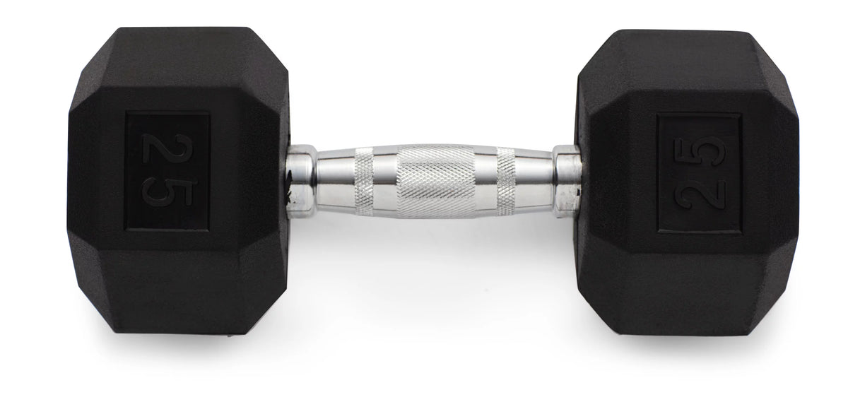 Rubber Hex Dumbbell 45 lbs R638441