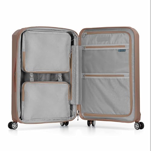 Black 22" Hardshell Expandable Spinner Luggage C7693