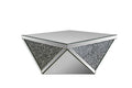 Clear Square Mirrored Coffee Table S921391
