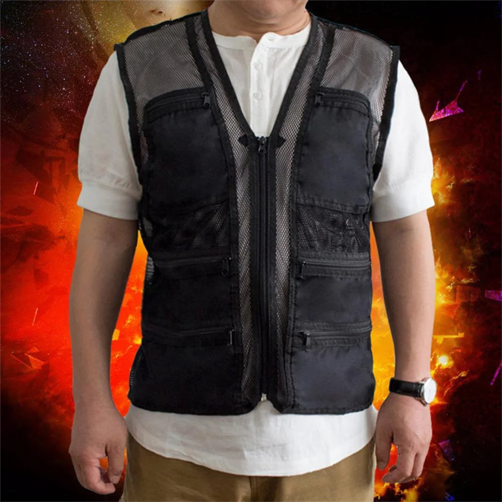Mesh Breathable Fishing Photography Travel Waistcoat Jacket Z237605