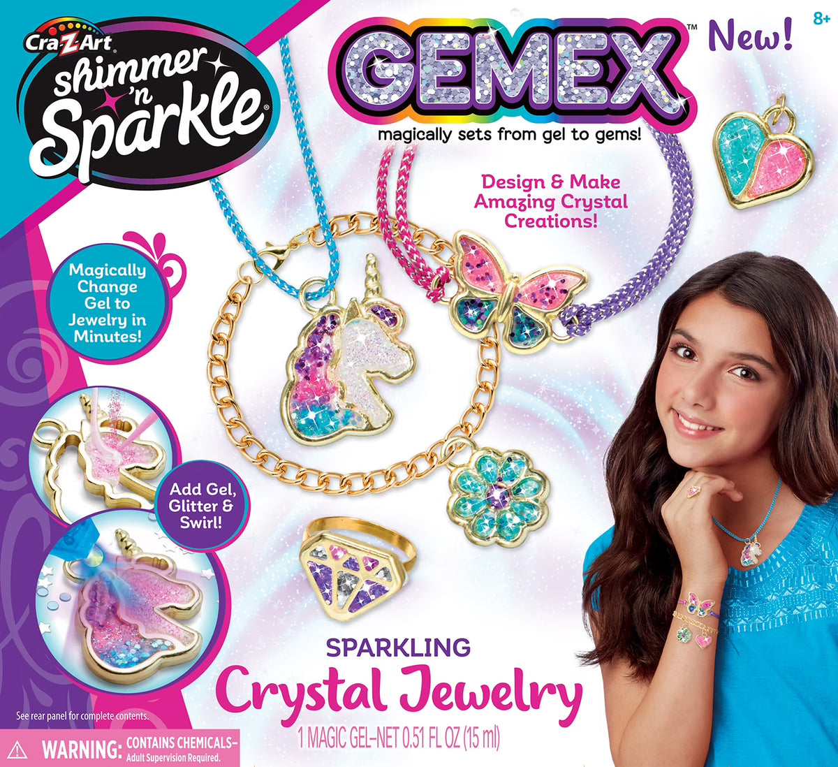 24 Piece Crystal Jewelry Kit W8596