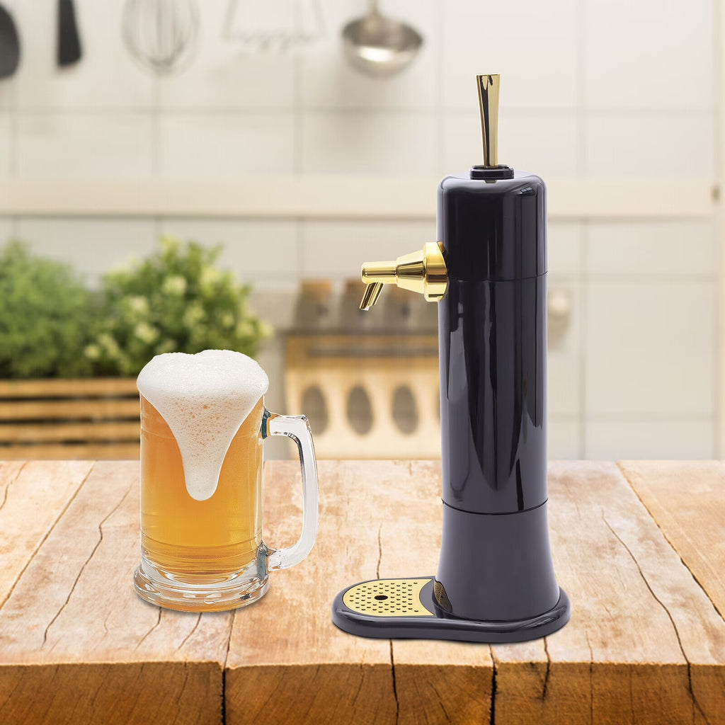 Black Beer Dispenser for Canned Bottled Beer U303