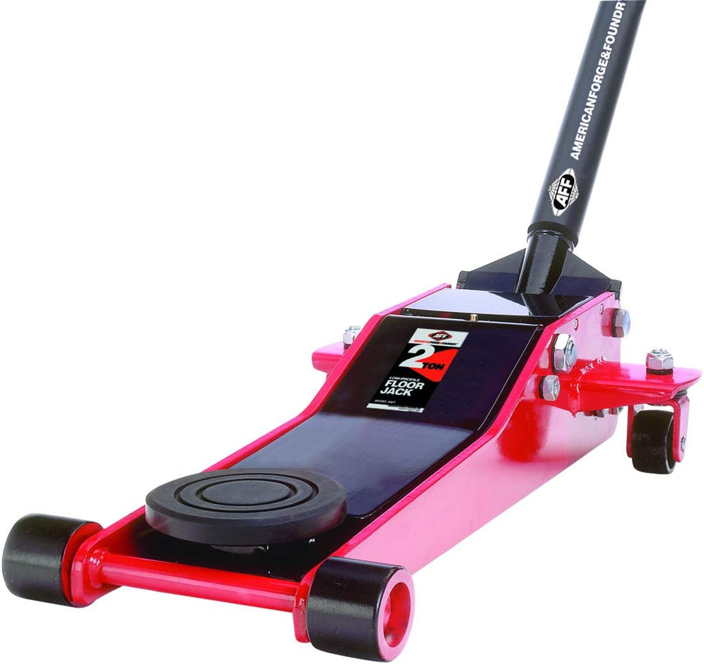2 Ton Heavy Duty Steel Low Profile Floor Jack with 2 Piece Handle R414081