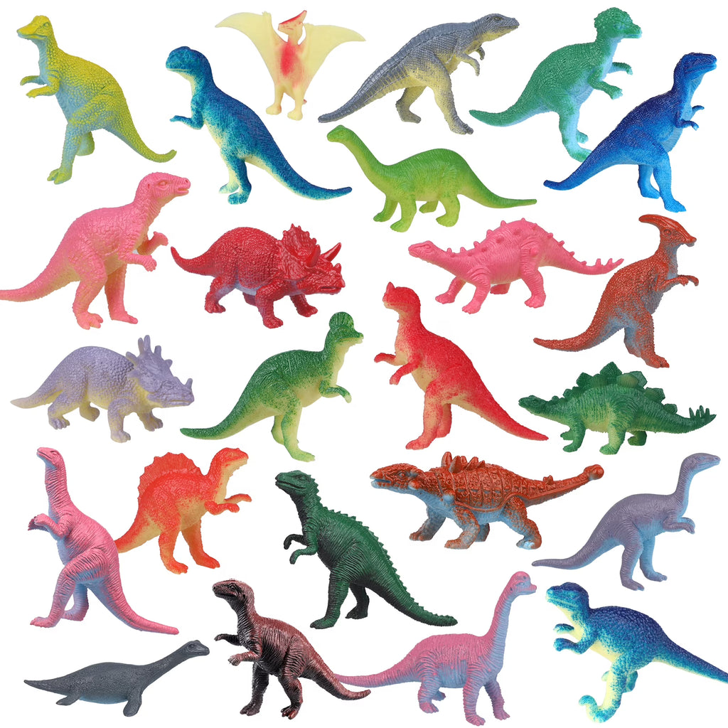 24 Pack Dinosaur Toy Realistic Dino Figure J38668