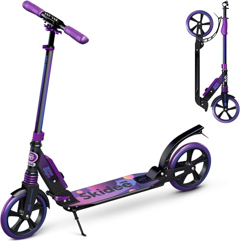 Adjustable Folding Adult Scooter with Large Wheels P911108