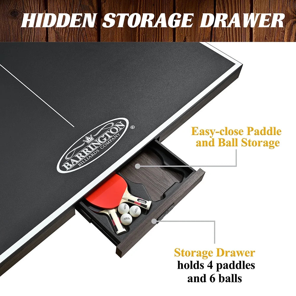 9-ft Table Tennis Table with Metal Net F4816