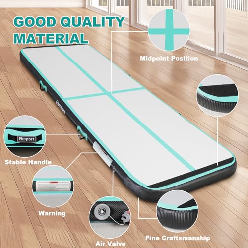 Inflatable Air Gymnastics Mat 4/8 inches Thickness with Pump B965421