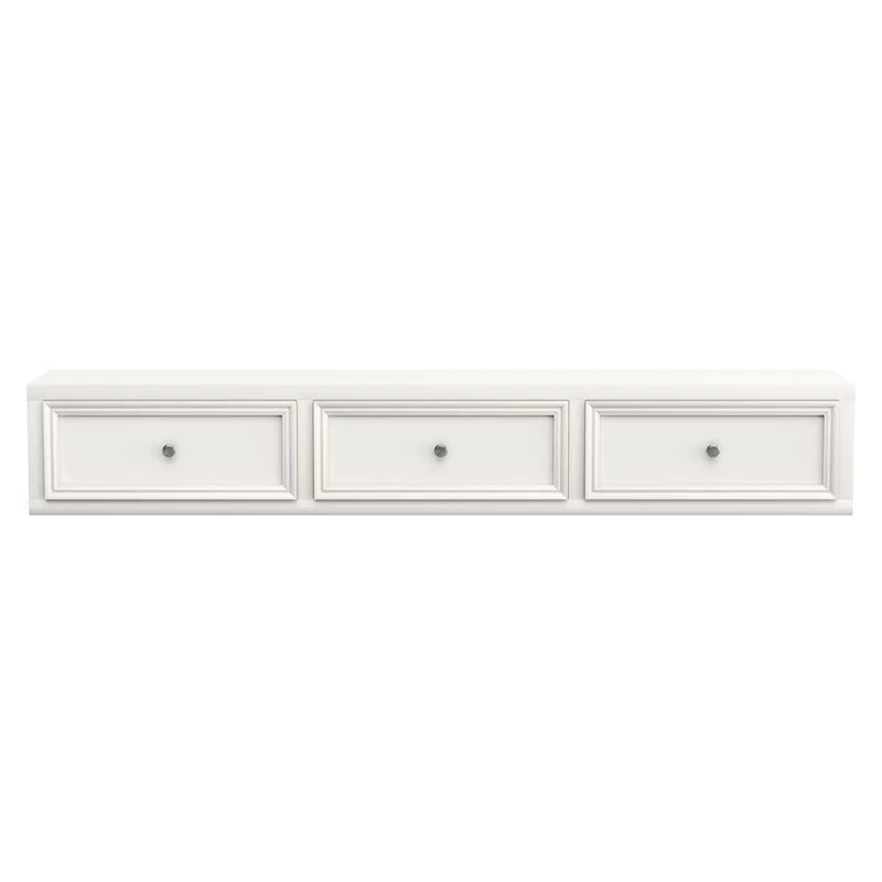 Bright White 3 Under Bed Storage Drawers Y267572