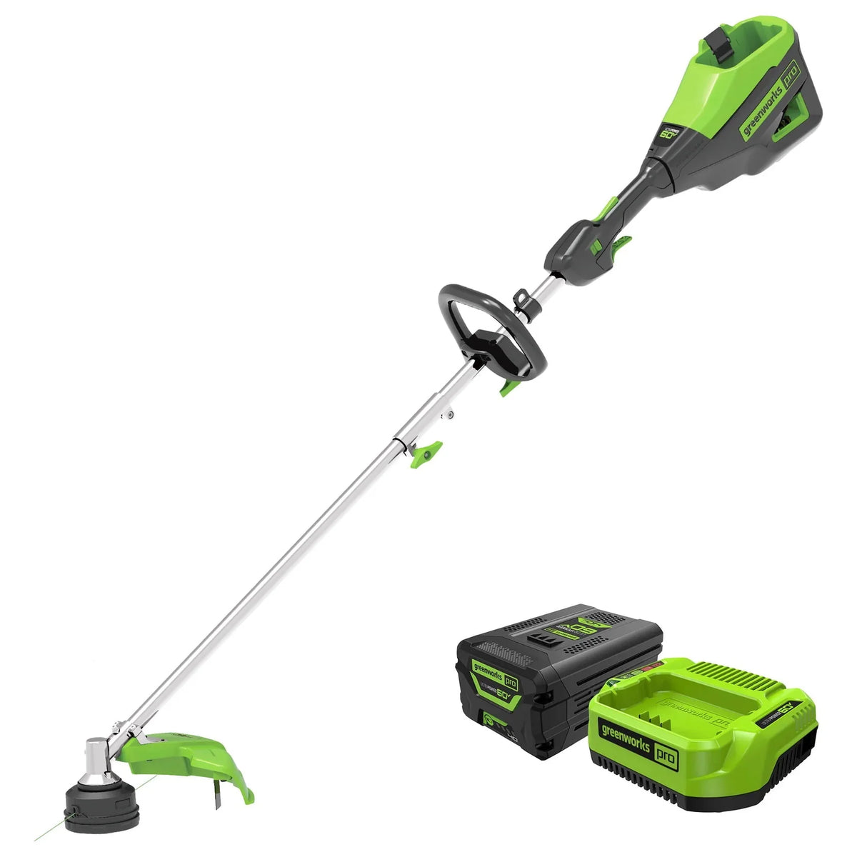 60V Cordless Battery String Trimmer with Battery & Charger J203526