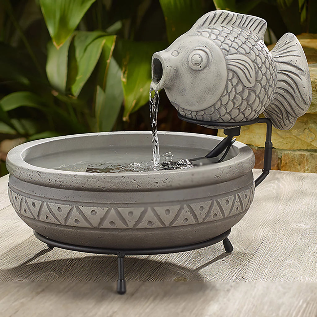 Solar Fish Fountain M1369