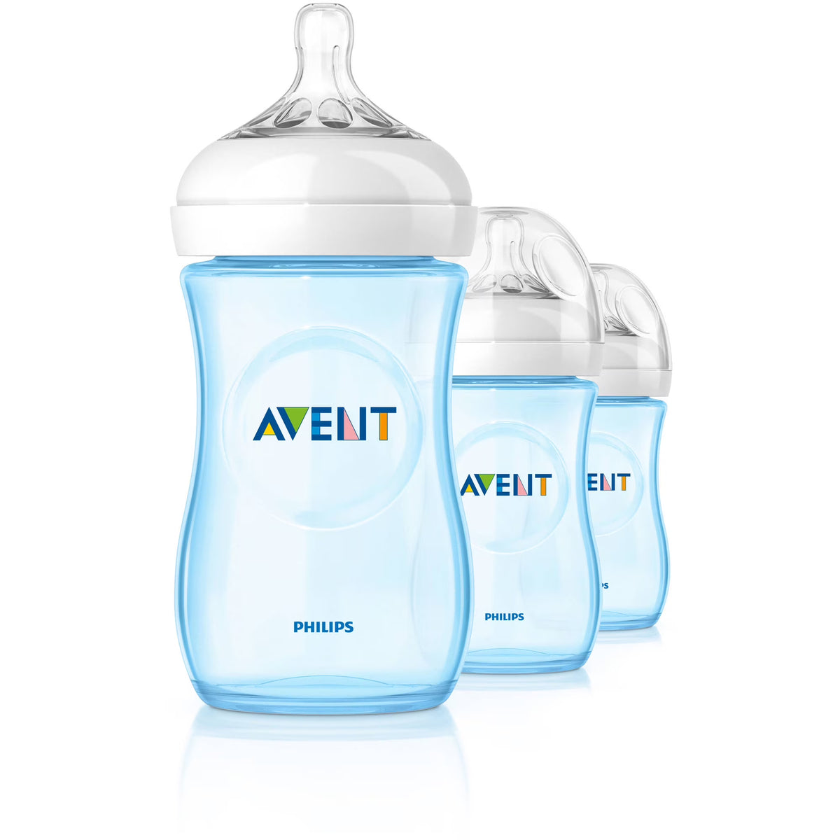 Natural Bottles 9 oz 3-Pack Blue F511
