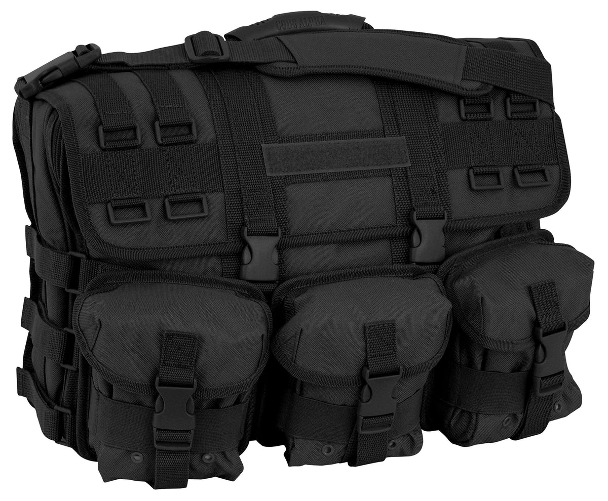 Black Computer Messenger Bag Y879154