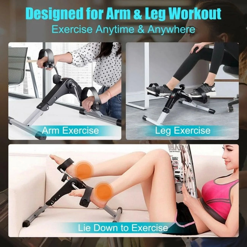 Folding Pedal Exercise Bike with Electronic Display B887678
