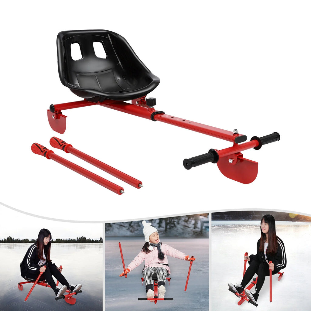 Kids Snow Racer Sled Ski Slider Board G75401