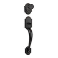 Venetian Bronze Single Cylinder Exterior Door Handleset S34425