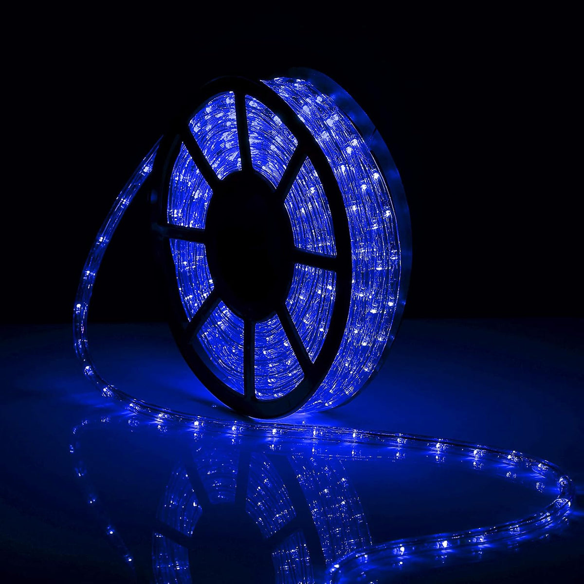 100Ft Blue Cuttable Outdoor String Lights Waterproof P4280