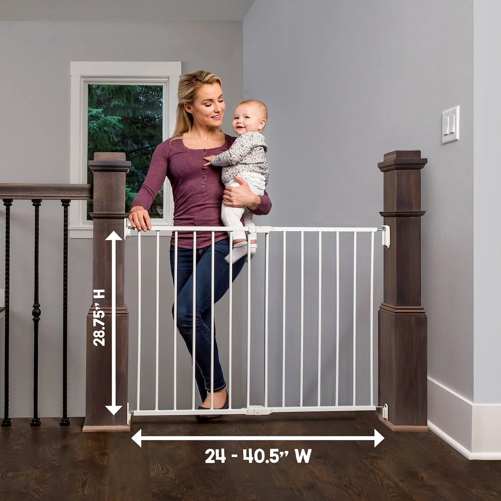Extra Wide 2-in-1 Baby Safety Gate with Mounting Kit Z878