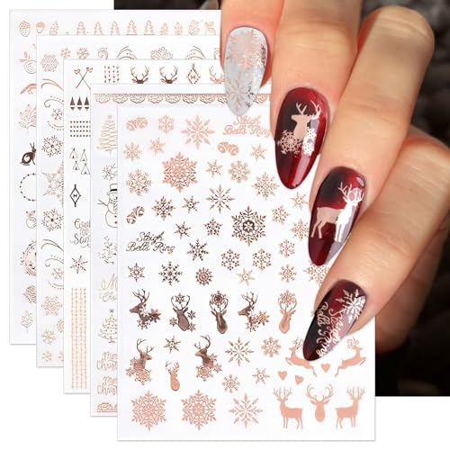 All Holiday Nail Art Stickers Self-Adhesive V5692