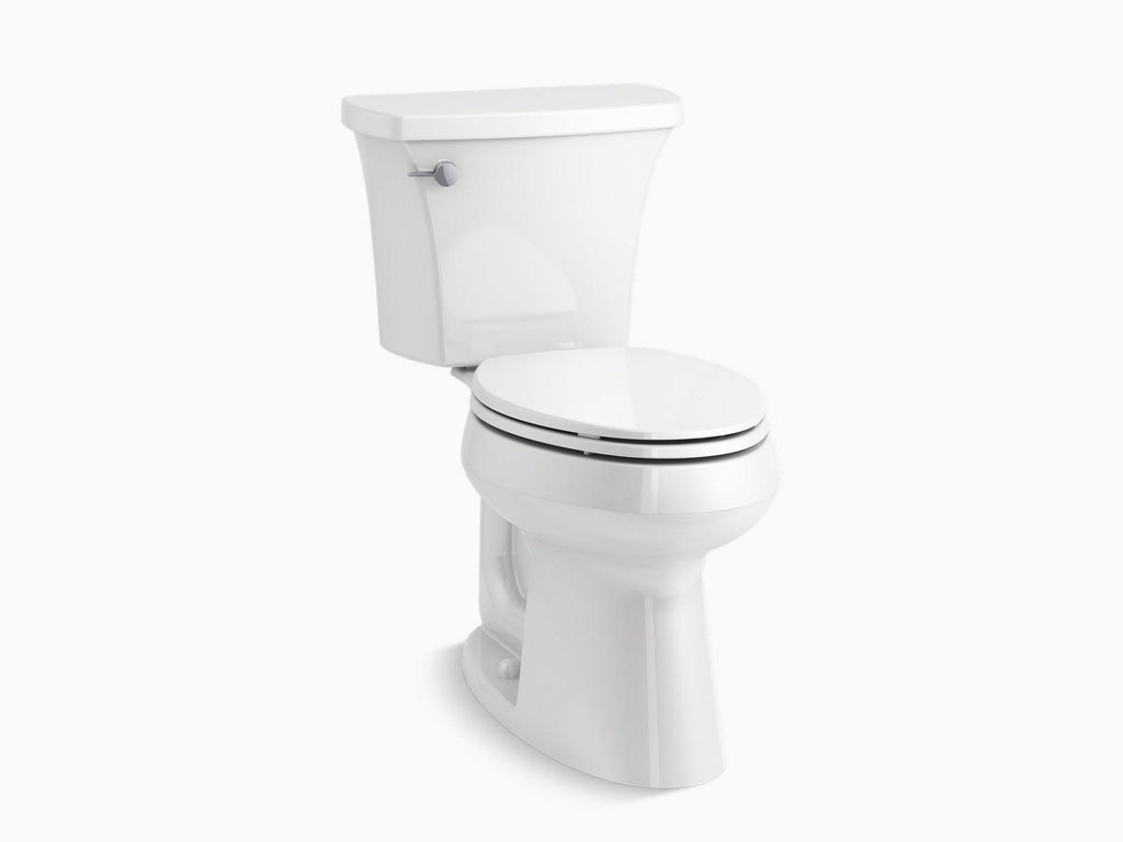 2-Piece 1.28 GPF Single Flush Elongated Toilet in White Y515842