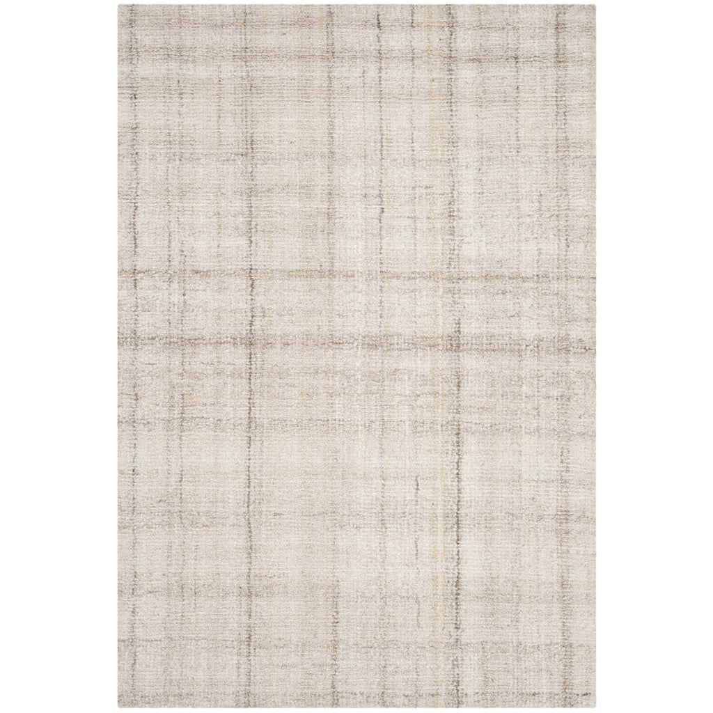 Ivory Beige Striped Area Rug 10' x 14' I74994