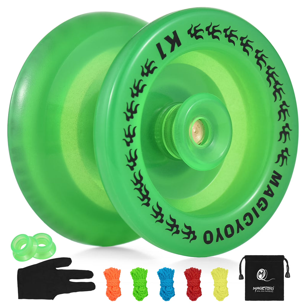 Yo Yo Toy with Replacement Strings and Storage Pouch F2269