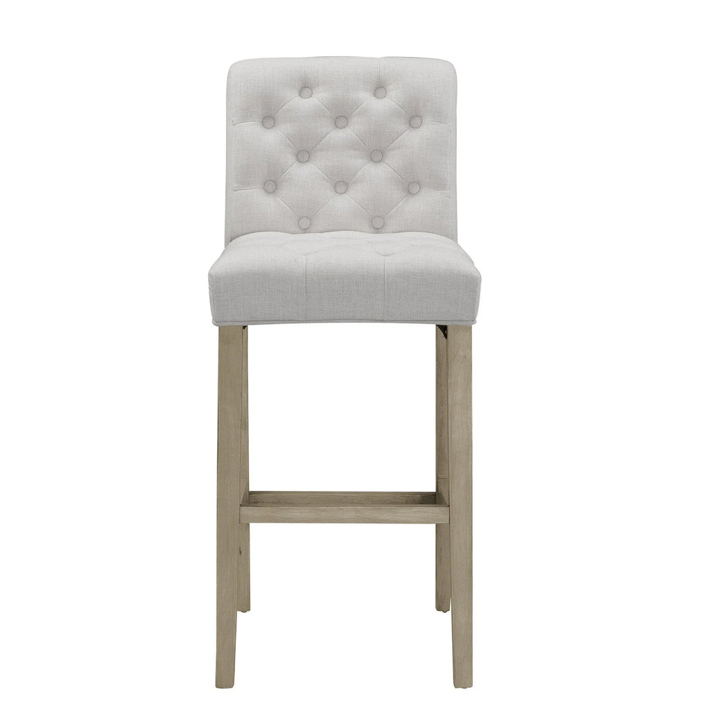 Beige 29" Bar Stools Set of 2 O570