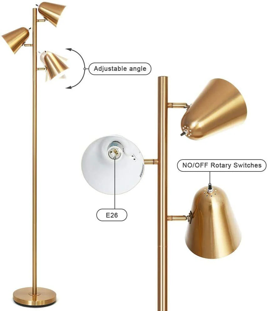 Adjustable Floor Lamp Gold E2913