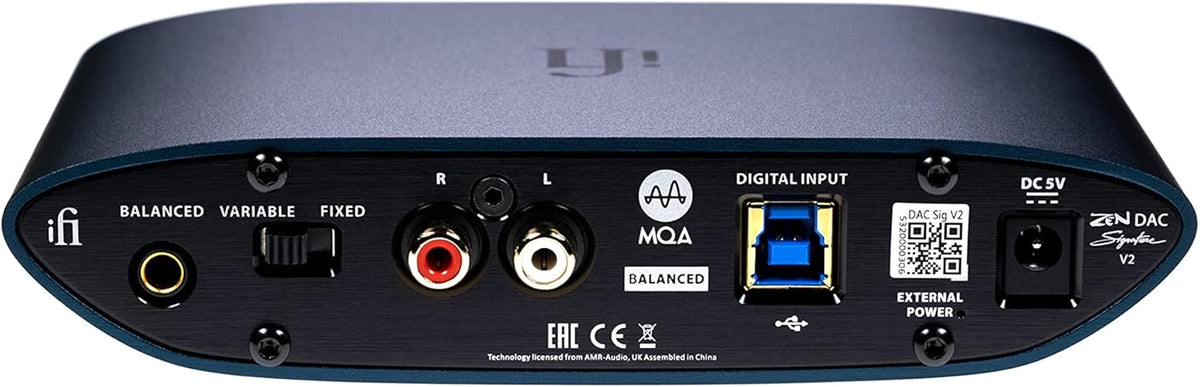 HiFi Desktop DAC with USB3.0 B Input / Outputs 4.4mm Balanced / RCA X1010