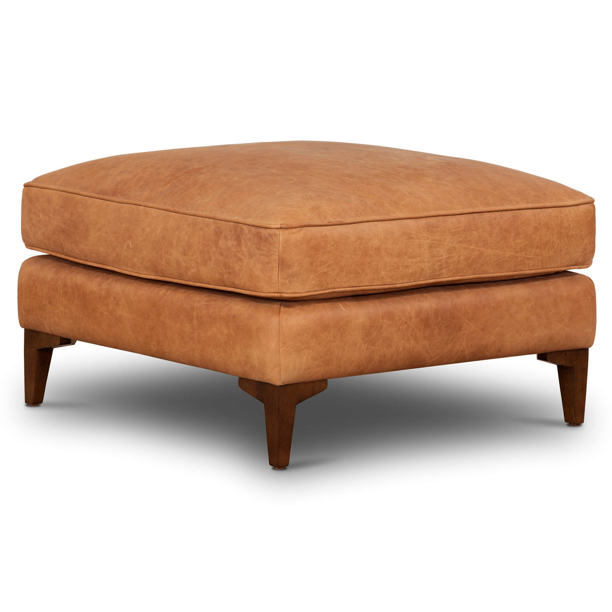 Cognac Tan Ottoman F76419