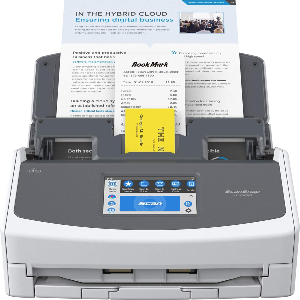 Black Document Scanner O95981