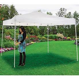 White 10 ft. x 10 ft. x 10 ft. 1 in. Pop Up Canopy Q8452