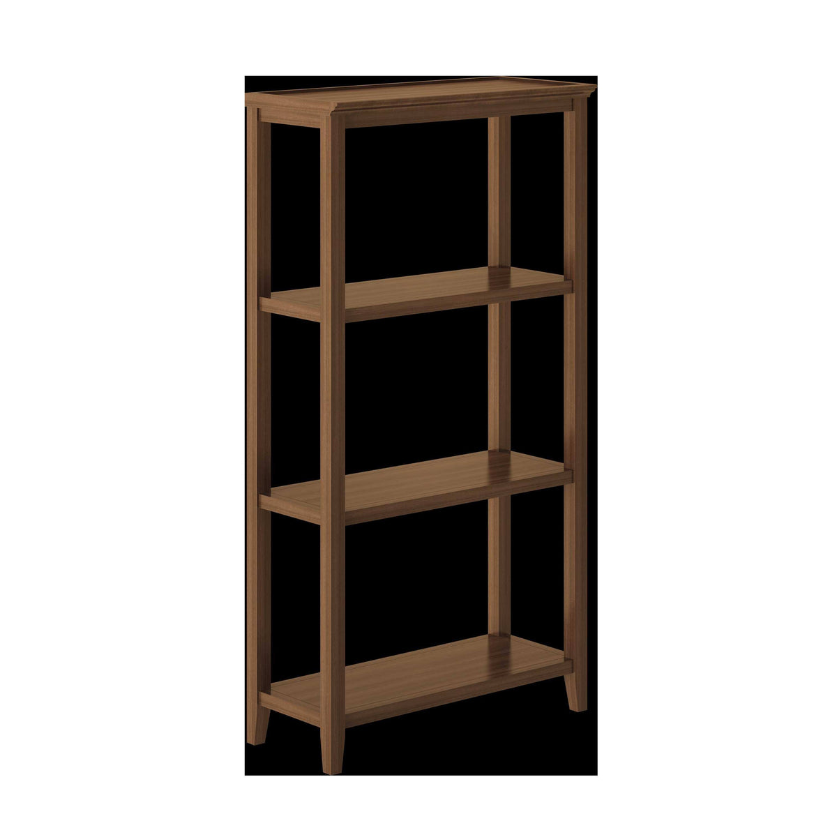 Walnut 3 Shelves Bookcase A6946