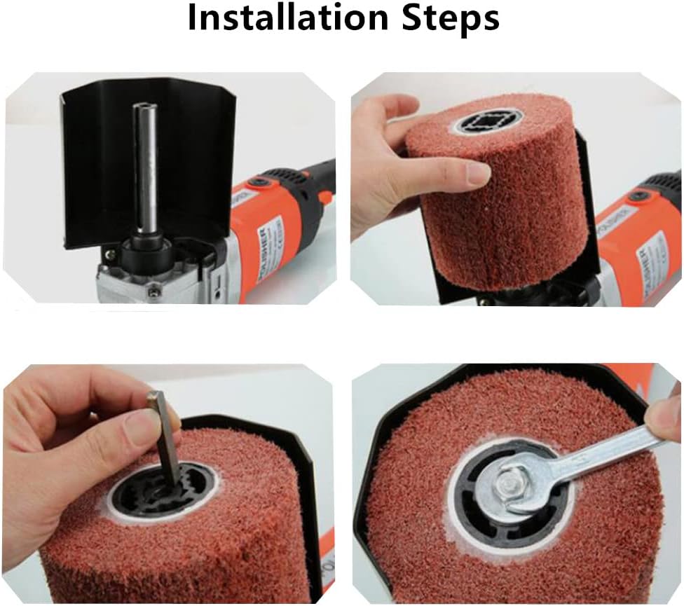 1400W 110V Electric Polisher 6 Speed Adjustable Handheld Sander with 2 Polishing Wheels P4268