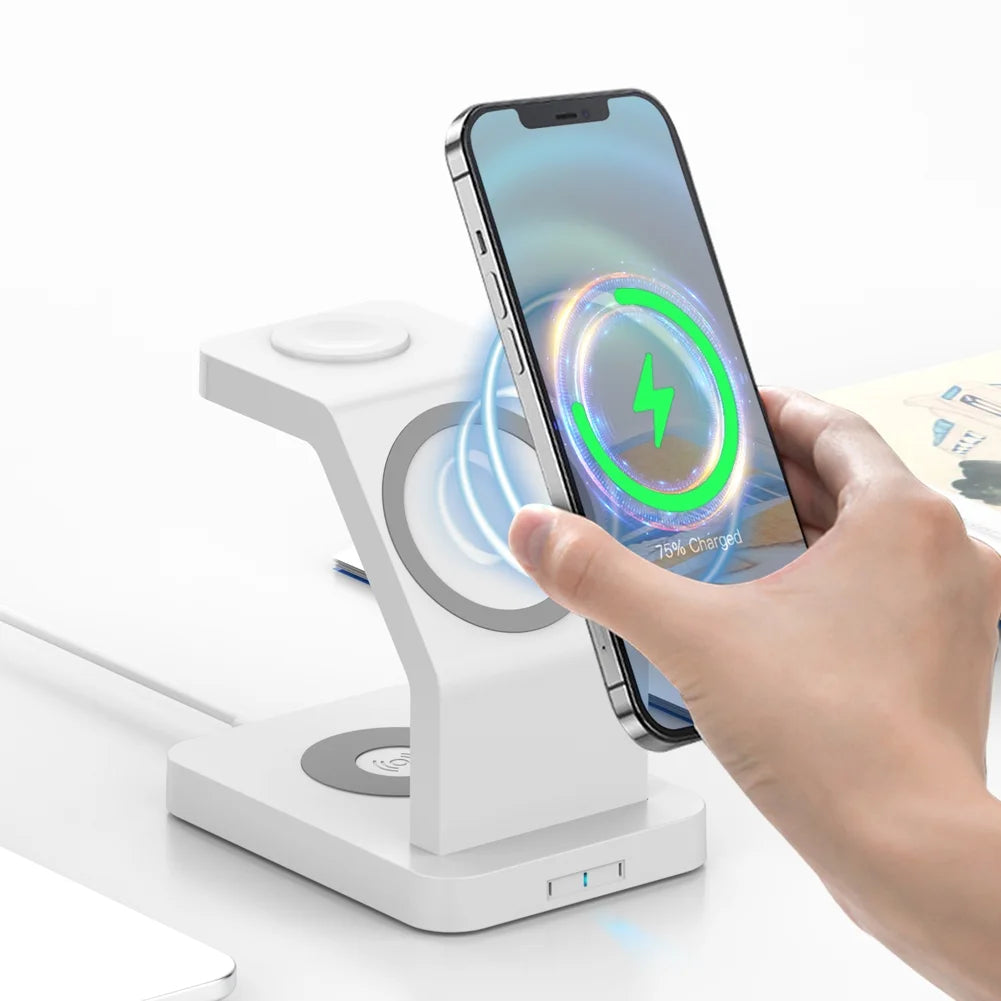 3 in 1 Magnetic Wireless Charger Stand J9748