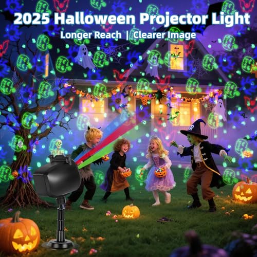 Christmas Laser Projector Lights Outdoor, RGB Laser Light Projector Indoor, IP65 Waterproof, 3 Colors H2639