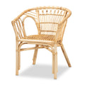 Natural Brown Rattan Dining Chair T31274