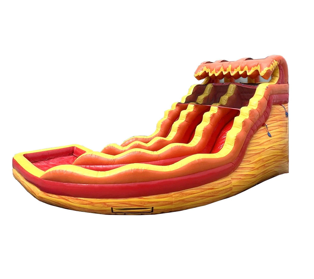 Purple Marble Curved Double Lane Inflatable Water Slide Q378