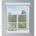 Cordless Faux Wood Blinds 29W x 48L Z9997