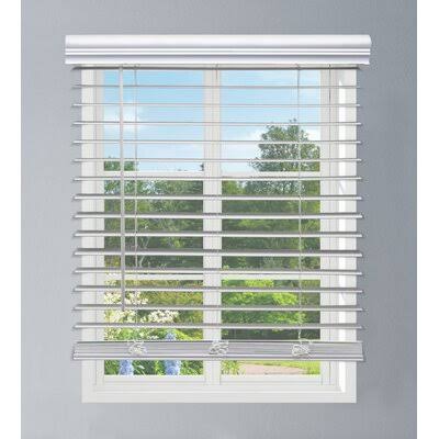 Cordless Faux Wood Blinds 29W x 48L Z9997