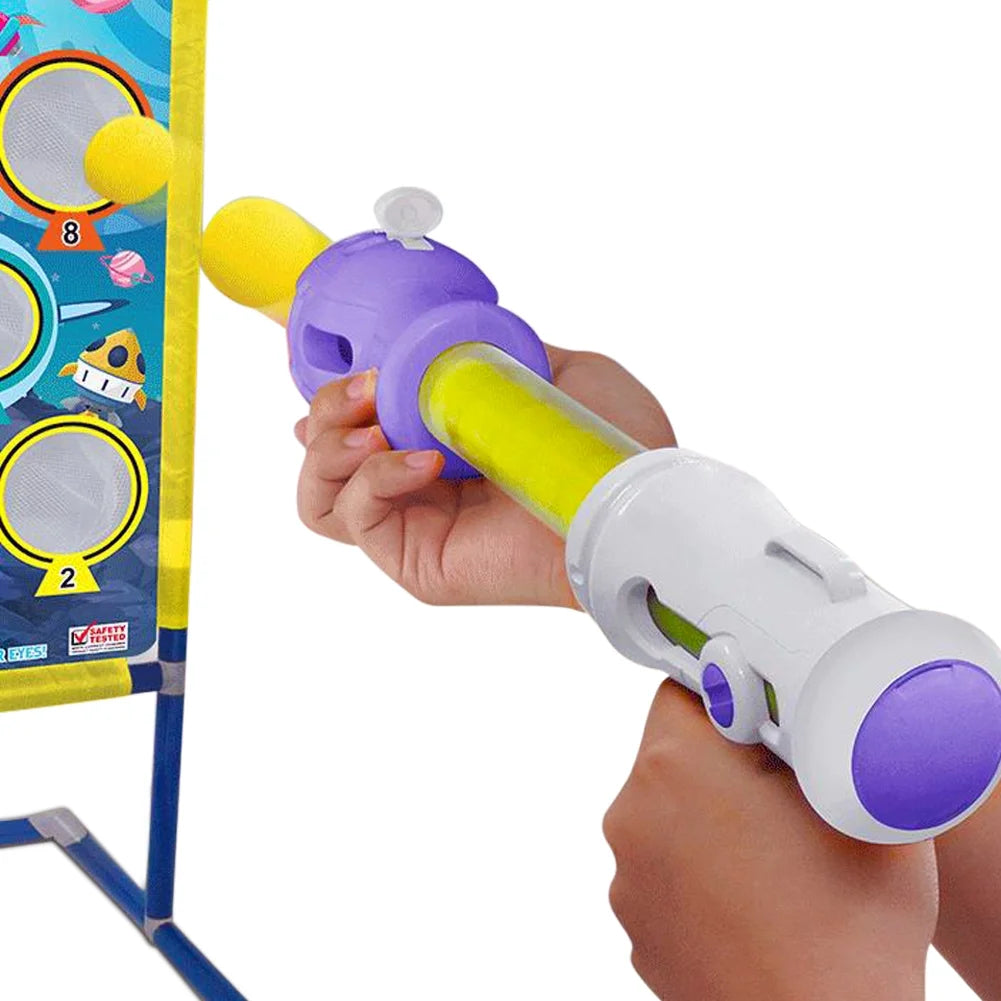3 Packs Foam Ball Air Toy Guns with Shooting Target, 48 Foam Balls H379852