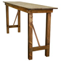 Pine Wood Farm Bar Height Folding Table I635