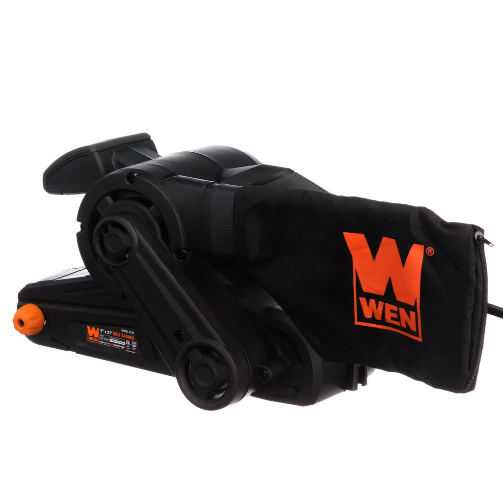 7-Amp 3 x 21-Inch Heavy-Duty Belt Sander with Dust Bag Q5409