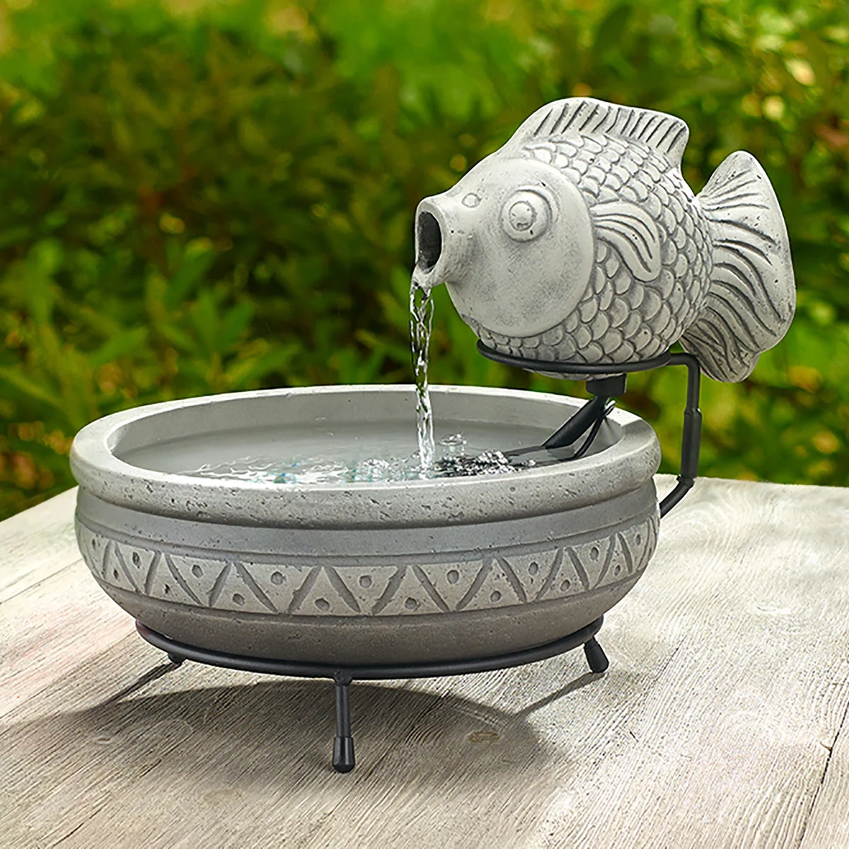 Solar Fish Fountain M1369