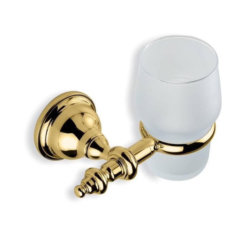 Bronze Wall Mounted Glass Toothbrush Holder D352787