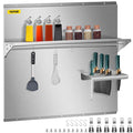 36 x 30.7 in. Stainless Steel Range Backsplash with Shelf F4324
