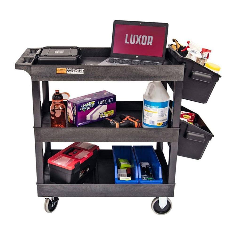 3-Shelf Tub Cart with Outrigger H714