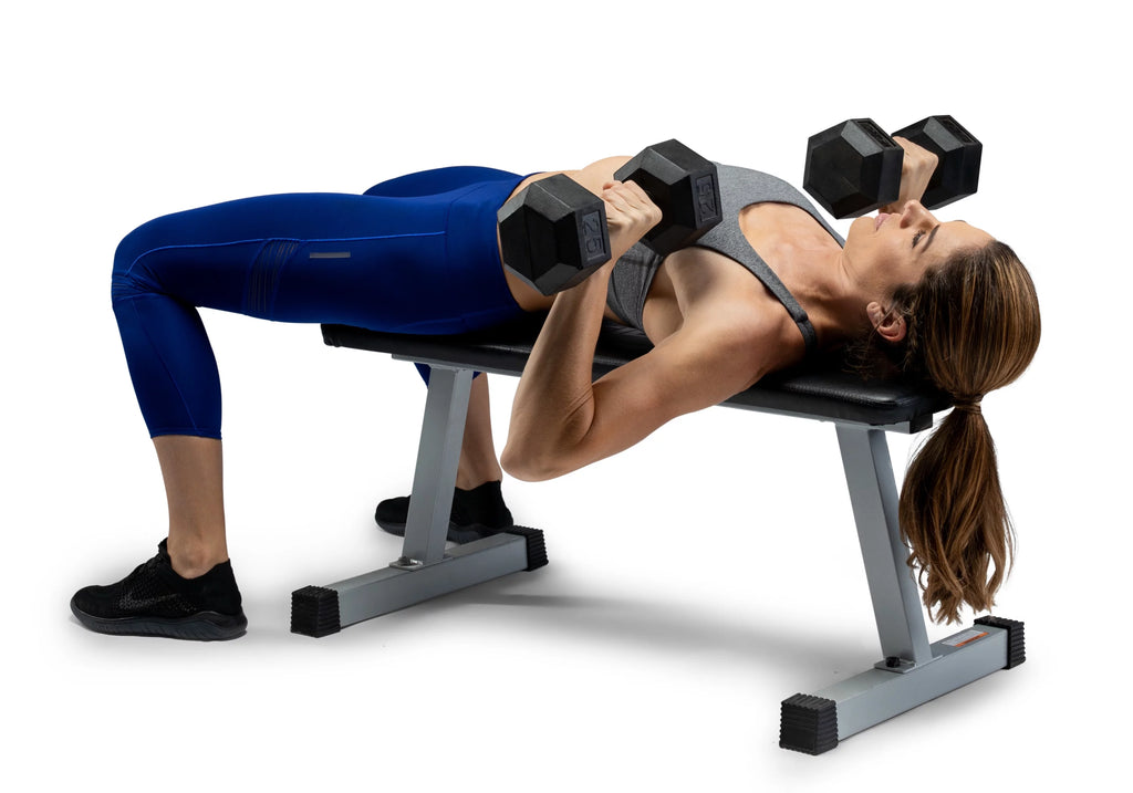 Rubber Hex Dumbbell 45 lbs R638441