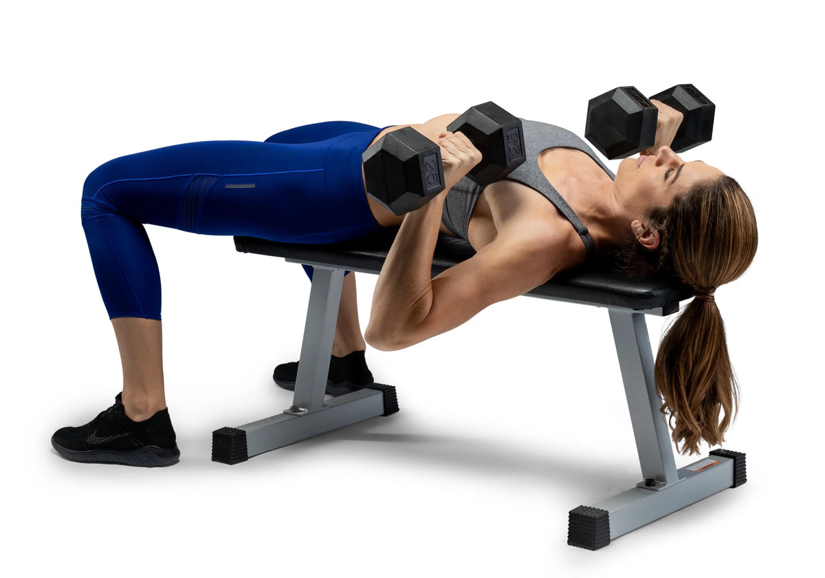 Rubber Hex Dumbbell 45 lbs R638441